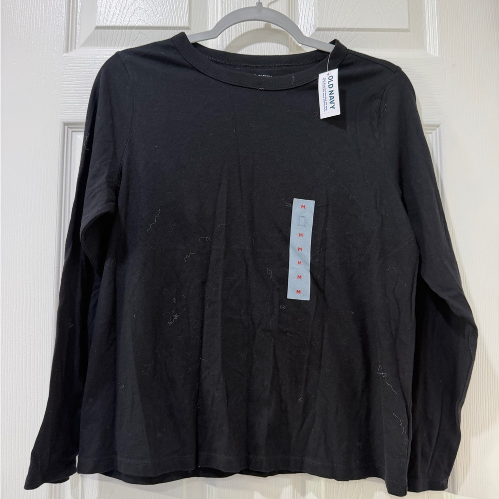 Old Navy Black Long Sleeve Top